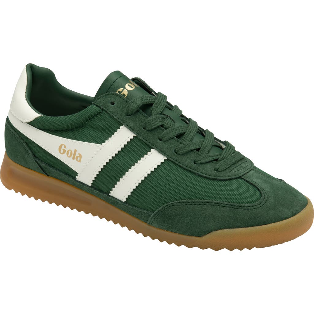 Gola Tornado Sneaker In Evergreen/off White