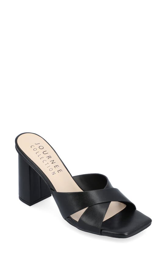 JOURNEE COLLECTION CHAZZ BLOCK HEEL SANDAL
