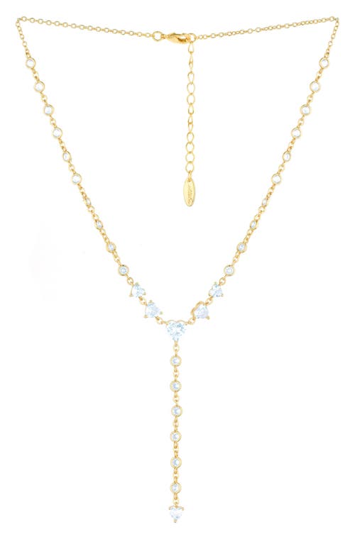 Ettika Queen of Hearts Y Necklace in Gold at Nordstrom
