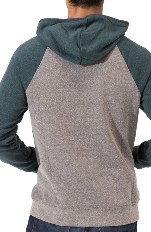 Shop Threads 4 Thought Baseline Hoodie In Heather Grey/heather Mallard