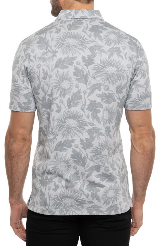 Travismathew I Can Explain Polo In Heather Light Grey