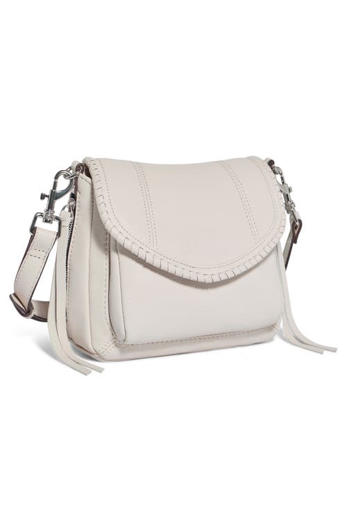 Shop Aimee Kestenberg Mini All For Love Convertible Leather Crossbody Bag In Chalk