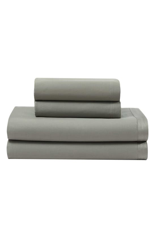 Shop Calvin Klein Organic Earth Sheet Set In Dusty Olive