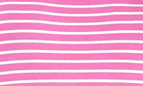 English Factory Stripe Sweater In Pink/white