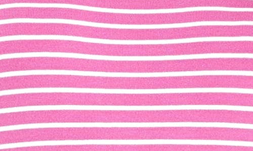 Shop English Factory Stripe Sweater In Pink/white