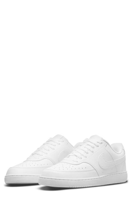 Shop Nike Court Vision Next Nature Sneaker In White/white/white