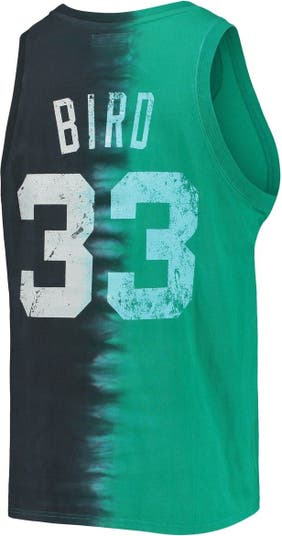 Men's Mitchell & Ness Larry Bird Black/Kelly Green Boston Celtics