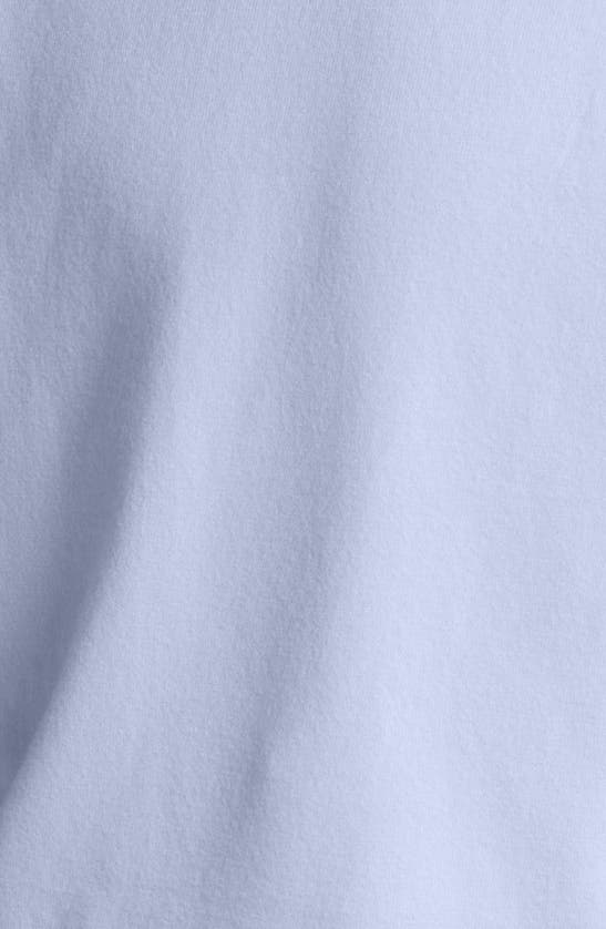 Open Edit Short Sleeve Sweater In Blue Xenon