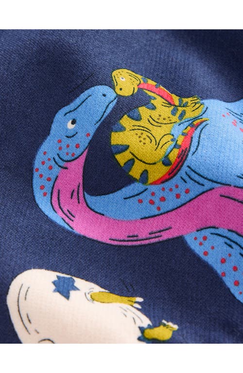 Shop Mini Boden Kids' Dinosaur Print Cotton Sweatshirt In Multi Dino Family