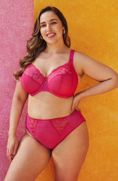Elomi Charley Side Support Plunge Bra In Love Potion