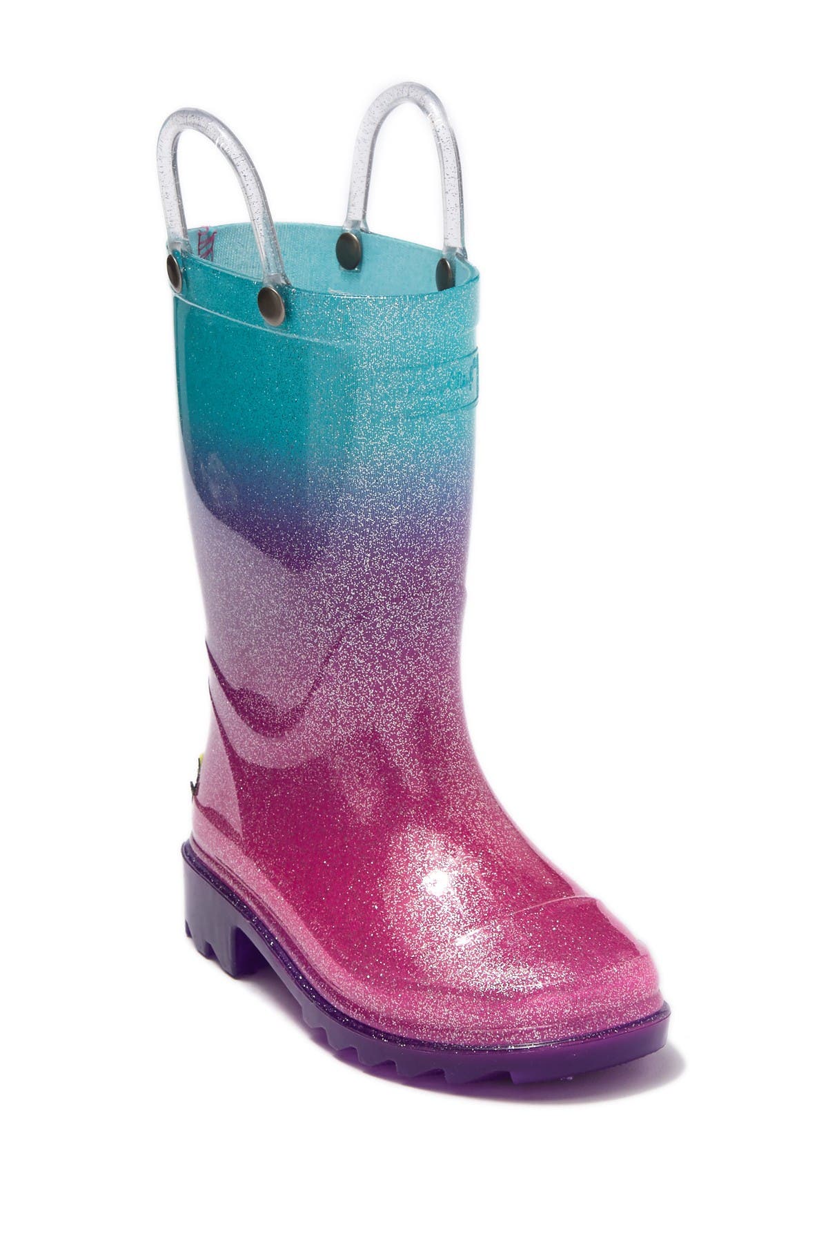 Ombre Glitter Waterproof Rain Boot 
