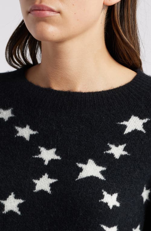 Shop Rails Kana Star Crewneck Sweater In Star Chain