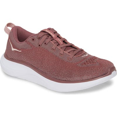 Hoka One One Hupana Flow Athletic Shoe, Burgundy