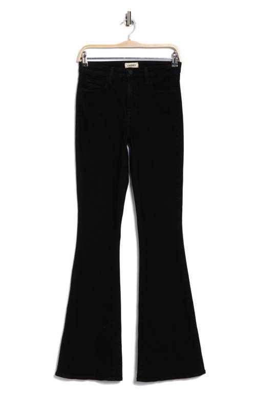 L Agence L'agence Marty High Waist Flare Leg Jeans In Jet