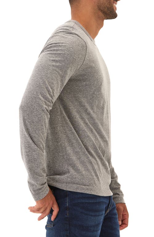 Shop Threads 4 Thought Tucker Long Sleeve T-shirt In Heather Grey