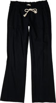 Roxy Oceanside Flare Linen Blend Pants NWT Large