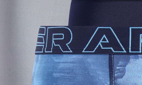 Under Armour Kids' Assorted 3-pack Ua Performance Boxer Briefs In Midnight Navy