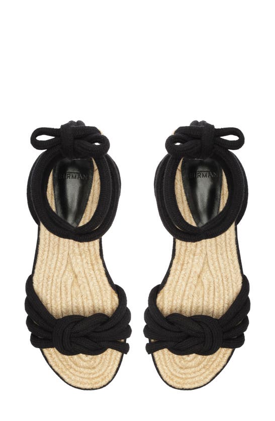 Shop Alexandre Birman Vicky Rope Ankle Tie Sandal In Black