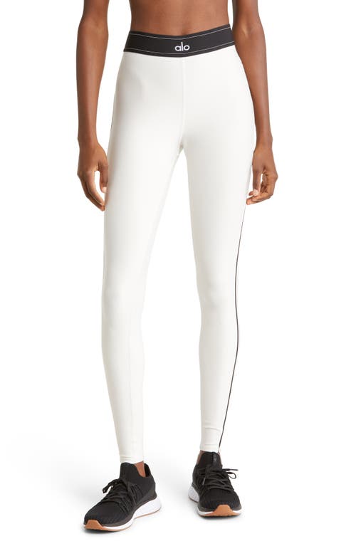 Alo Suit Up High Waist Leggings in Ivory