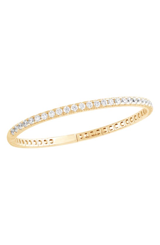 Shop Badgley Mischka Collection 14k Gold Round Cut Lab-created Bracelet