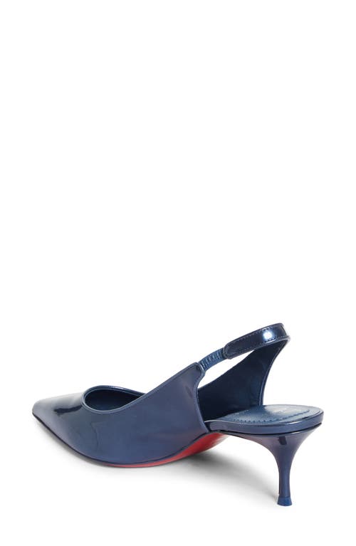 Shop Christian Louboutin Sporty Kate Slingback Pump In Denim/lin Denim