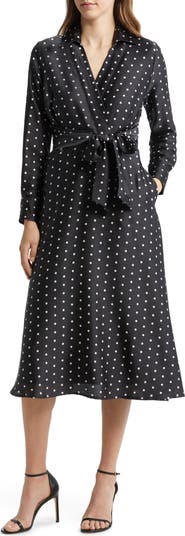 Tahari polka dot clearance dress