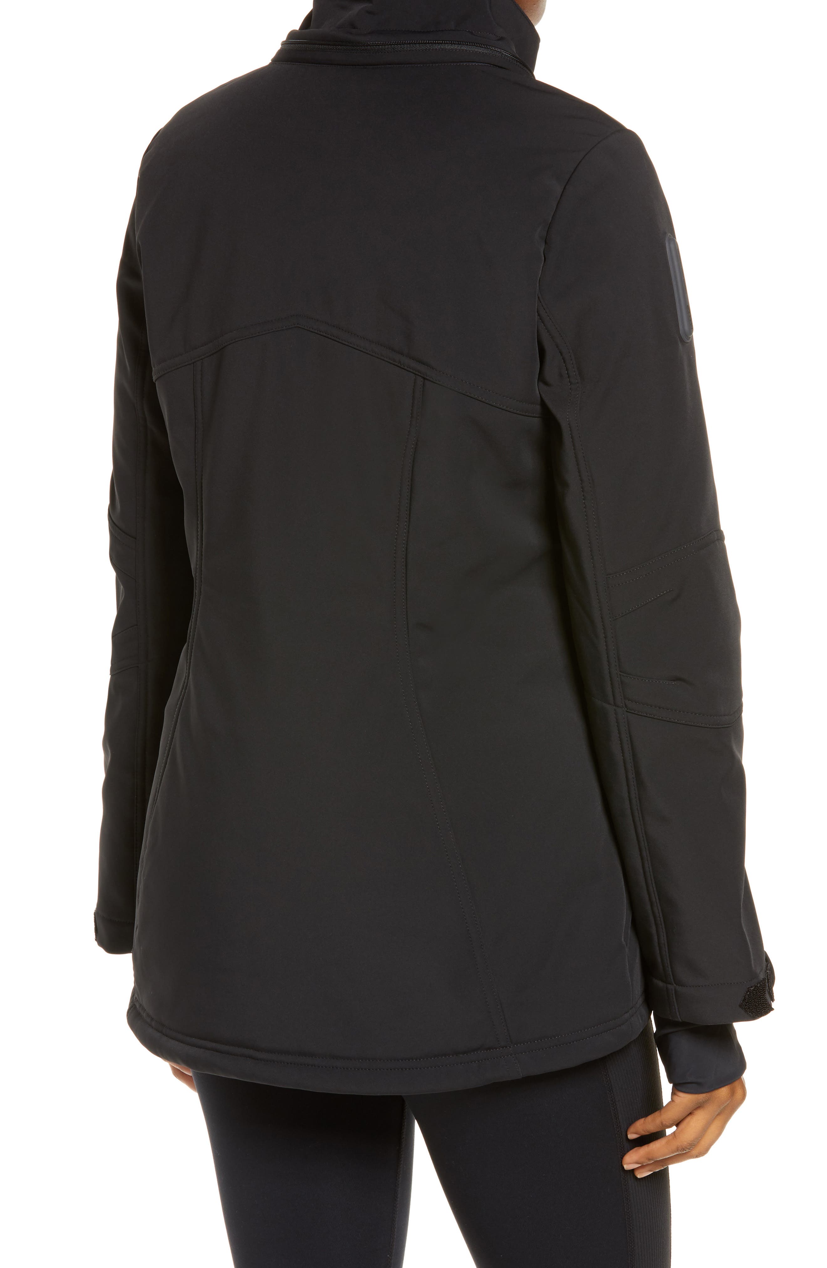 Sweaty Betty Exploration Faux Fur Trim Soft Shell Ski Jacket