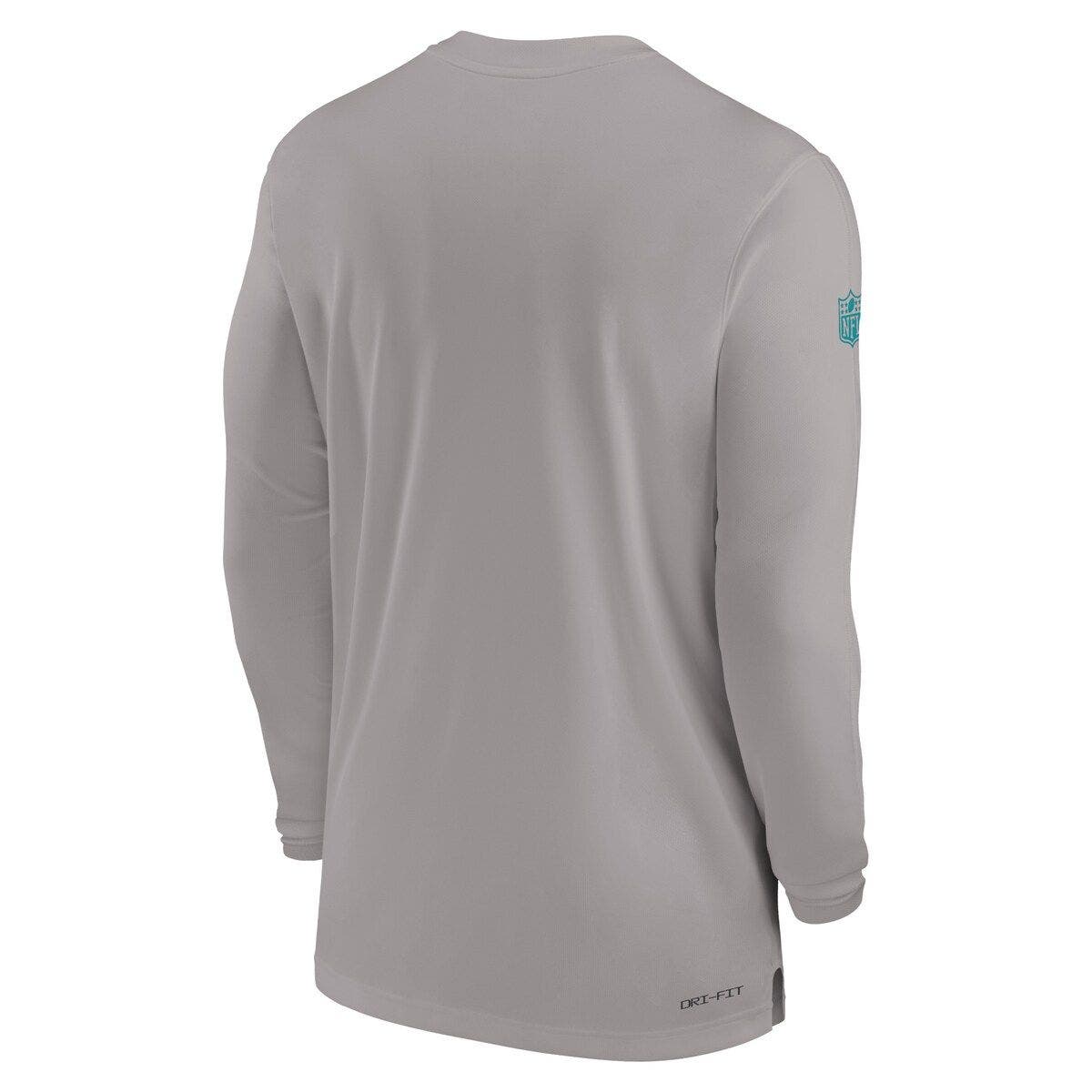 Men's Nike White Miami Dolphins Sideline Performance Long Sleeve T-Shirt