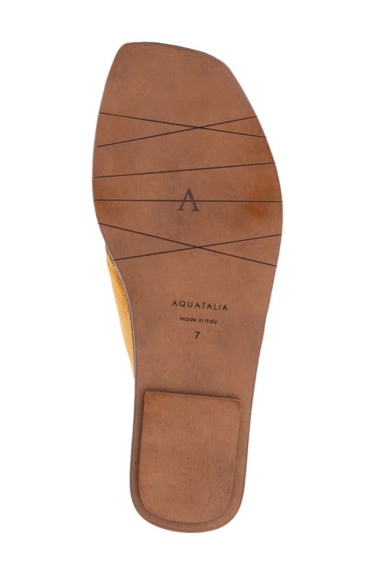 Shop Aquatalia Britt Water Repellent Slide Sandal In Wheat