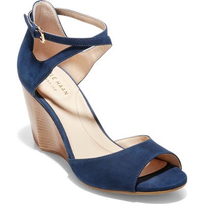 Cole Haan Sadie Grand Wedge Sandal, Blue