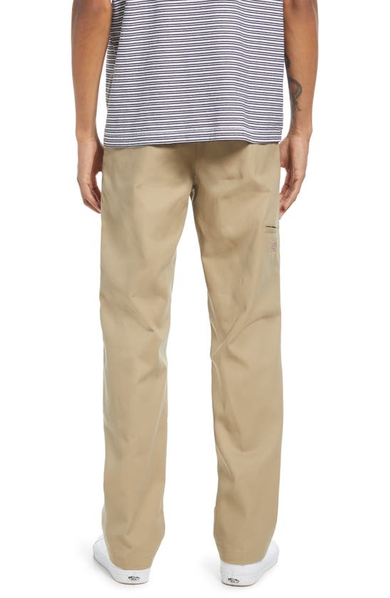 Dickies Flat Front Twill Pants In Khaki