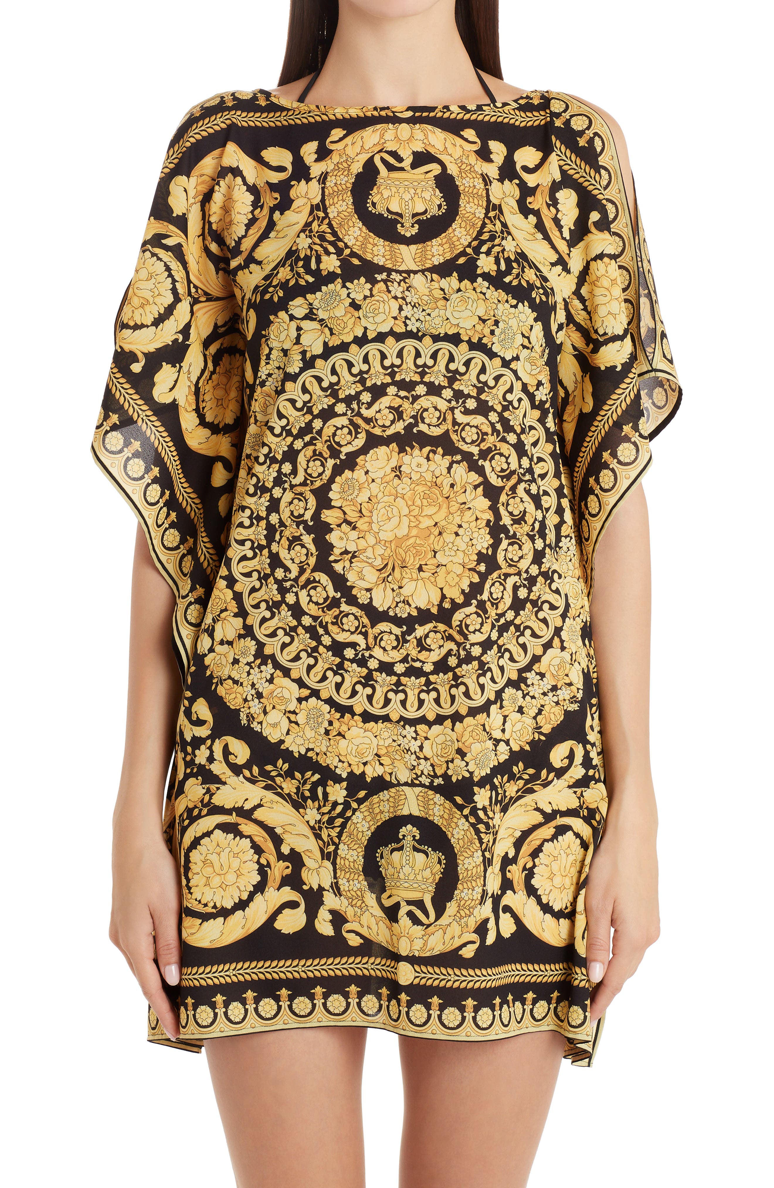 versace inspired shirt dress
