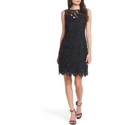 Sam Edelman Lace Sheath Dress, Black