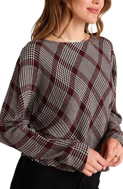 Shop Bella Dahl Glen Plaid Top In Winter Glen Plaid