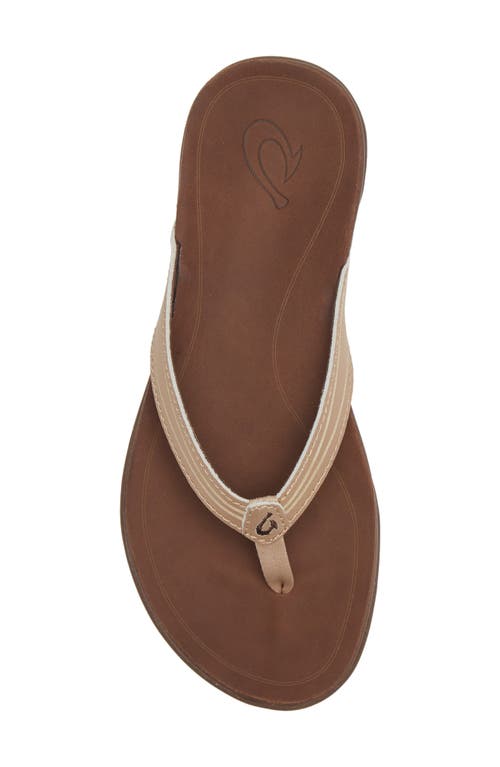 Shop Olukai Aukai Flip Flop In Copper/dk Java