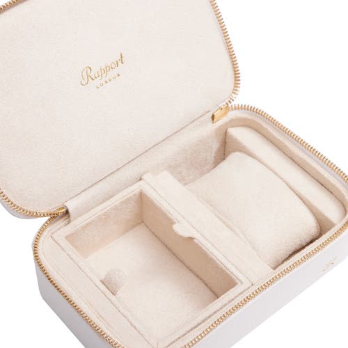 Shop Rapport London Tuxedo Watch Zip Case In White