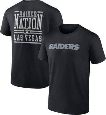 Las Vegas Raiders Pride Graphic T-Shirt - White - Womens
