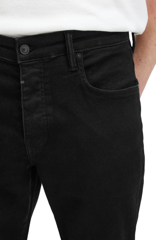 Shop Allsaints Sid Skinny Jeans In Jet Black