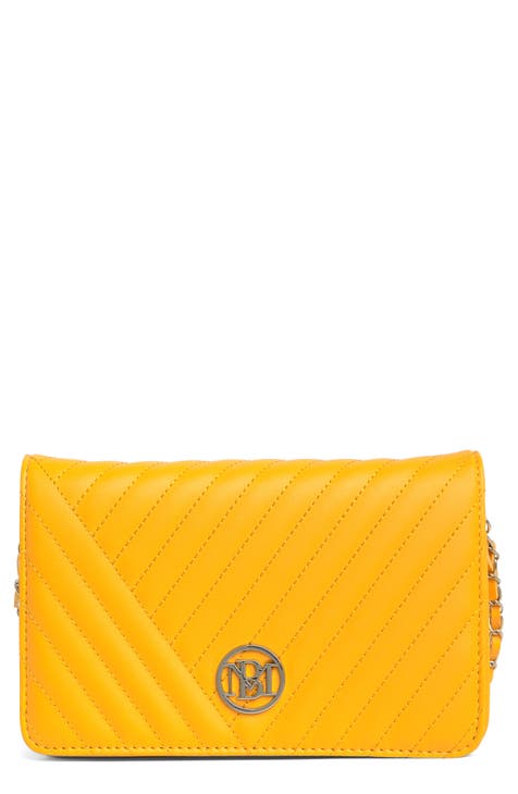 Yellow hot sale purses cheap