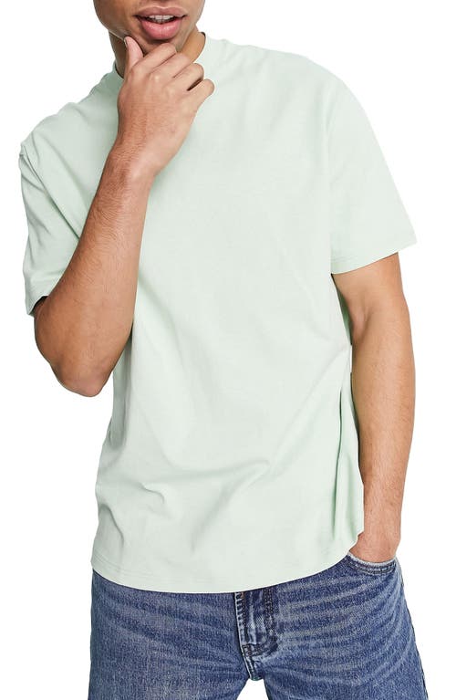 Topman Oversize Cotton T-Shirt in Light Green