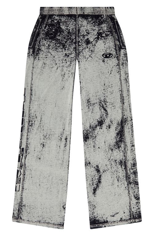 Shop Diesel ® P-leo-dev Flared Track Pants In Gray