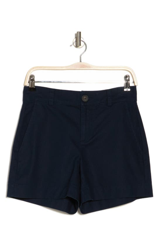 Shop Vince Hemp & Cotton Shorts In Coastal