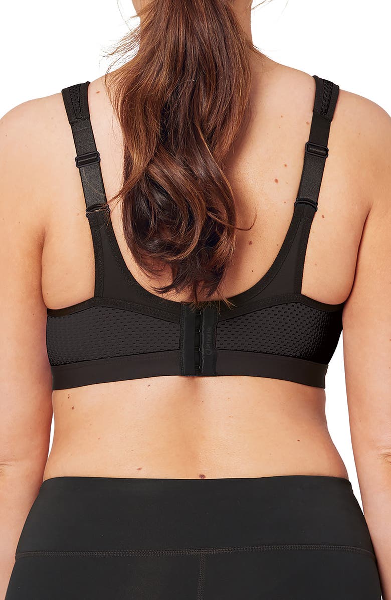 Glamorise High Impact Seamless Underwire Sports Bra, Alternate, color, Black Sport