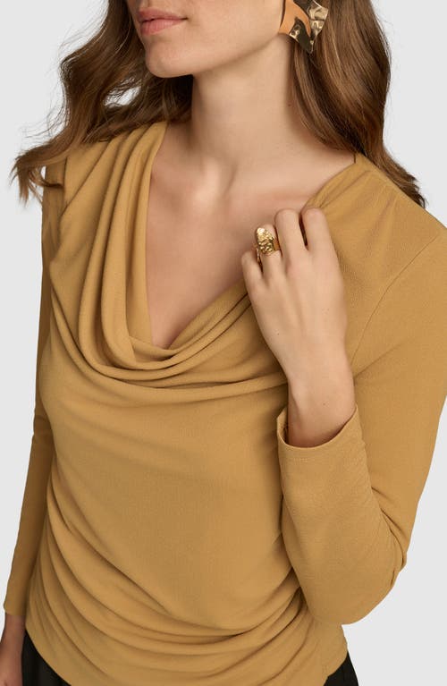 DONNA KARAN DONNA KARAN NEW YORK COWL NECK TOP