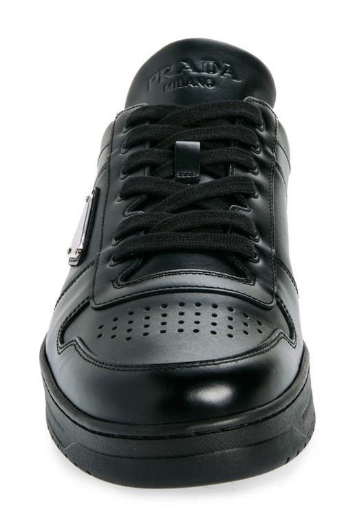 Shop Prada Downtown Sneaker In Nero