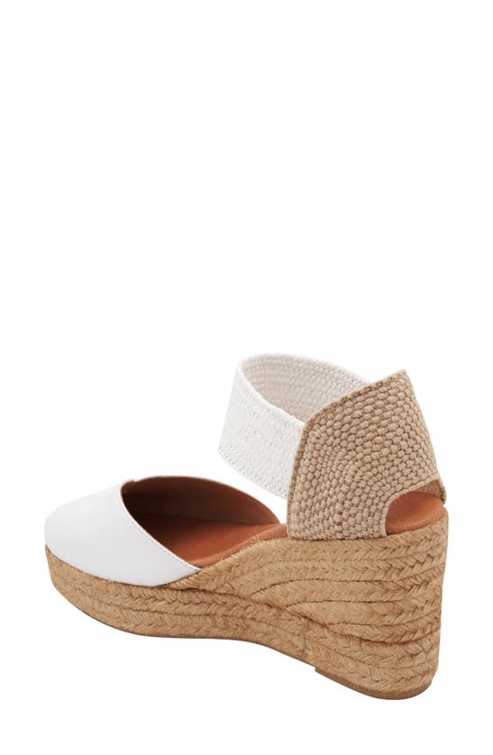Andre Assous Pedra Espadrille Wedge In White