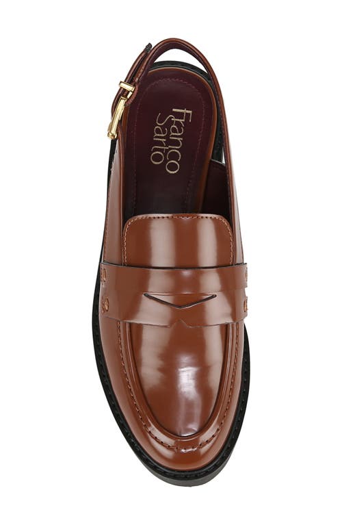 Franco Sarto Coppola Slingback Penny Loafer In Tobacco