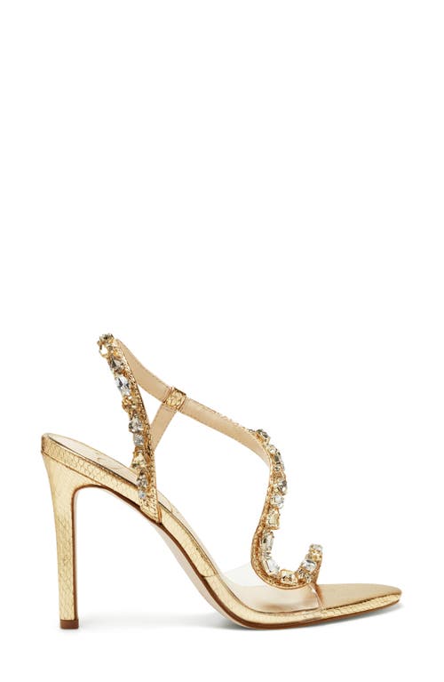 Shop Jessica Simpson Jaycin Sandal In Gold/clear