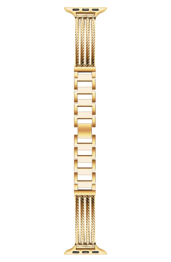 Shop The Posh Tech Eliza Metal Apple Watch® Watchband In Gold