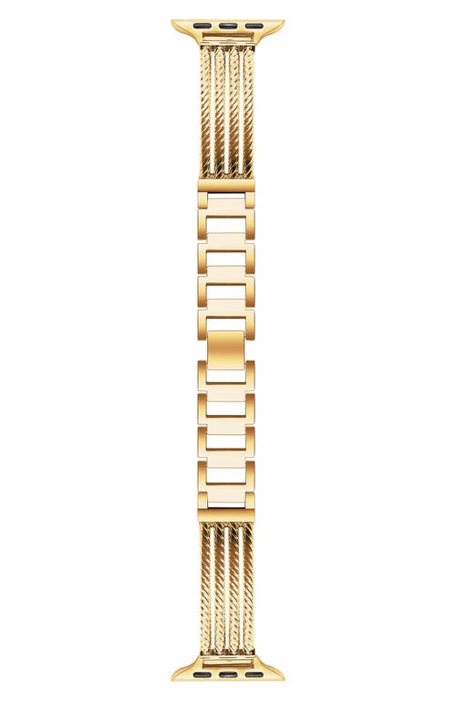 Eliza Metal Apple Watch Watchband in Gold